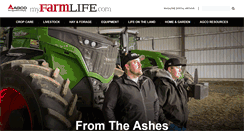 Desktop Screenshot of myfarmlife.com