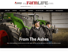 Tablet Screenshot of myfarmlife.com